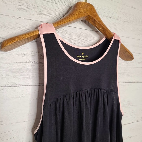 Kate Spade Satin Bow Modal Jersey Cropped Pajama Set - Picture 4 of 12